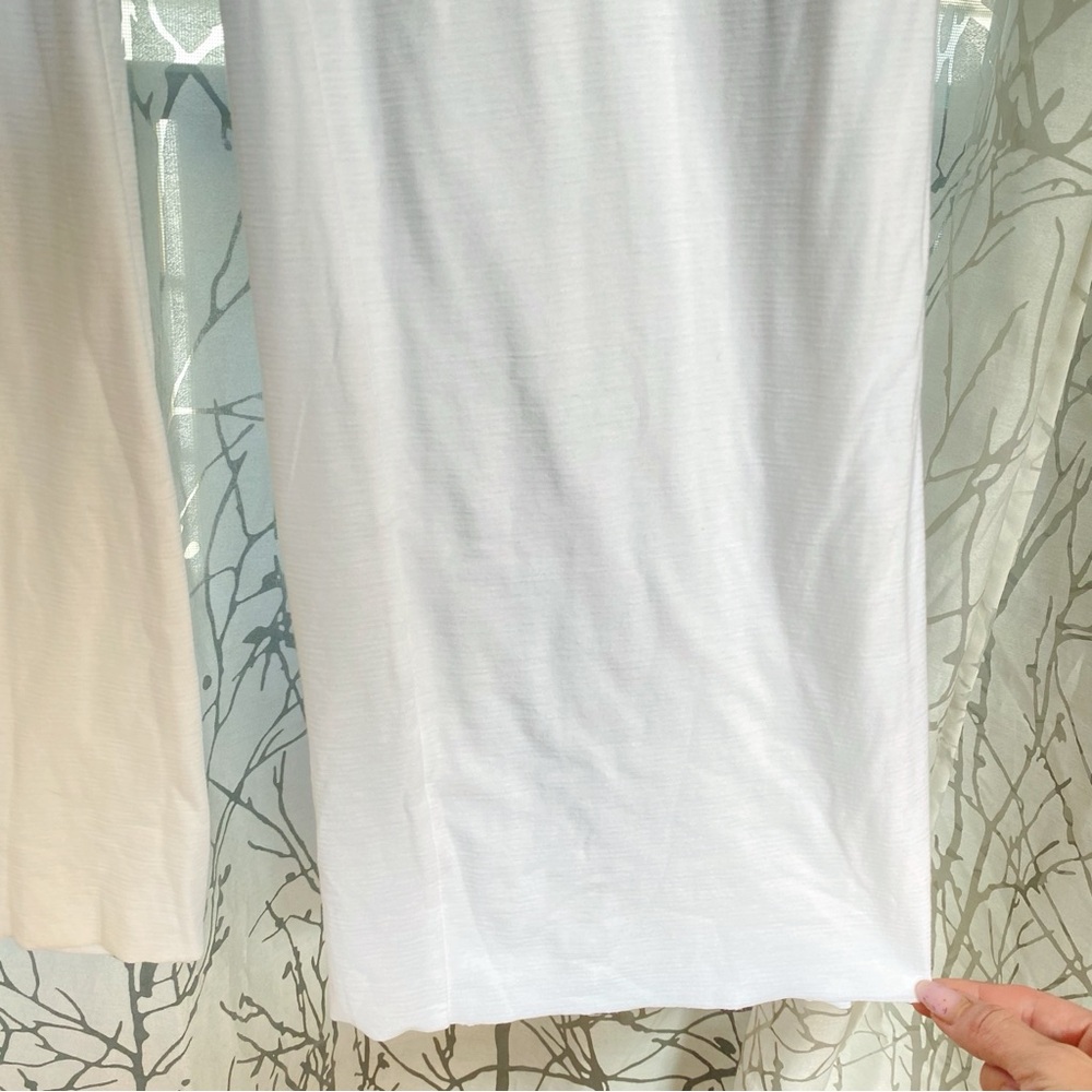 LUNYA WHITE COOL HIGH RISE PANTS - Picture 7 of 13